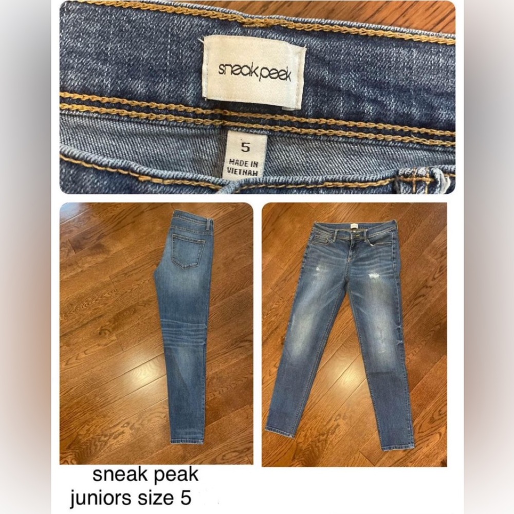 sneak peek size 5 jeans.